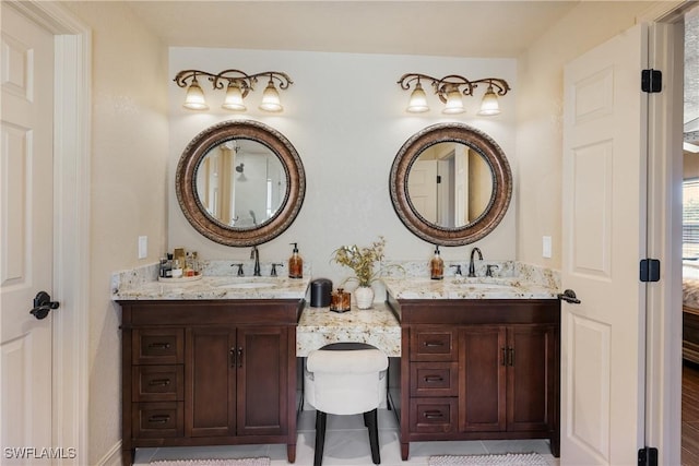 ensuite bathroom with vanity and ensuite bathroom