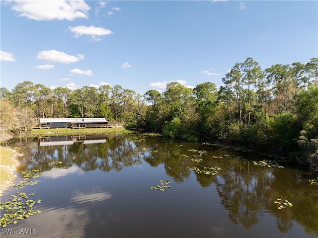 property view of water