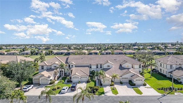 drone / aerial view featuring a residential view