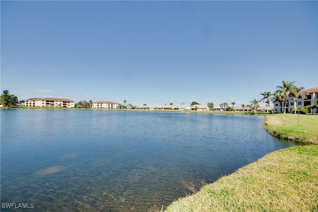 view of water feature