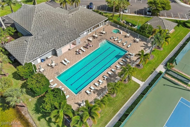 bird's eye view