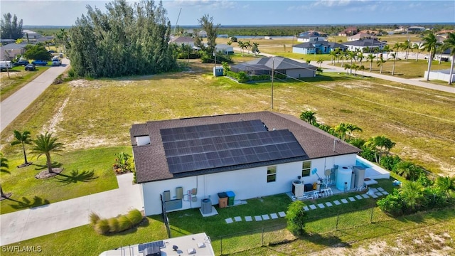 bird's eye view featuring a residential view