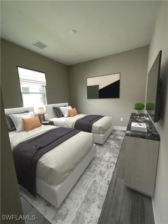 3608 Sapphire Cove Cir, Naples, FL 34114 - bedroom featuring baseboards and visible vents