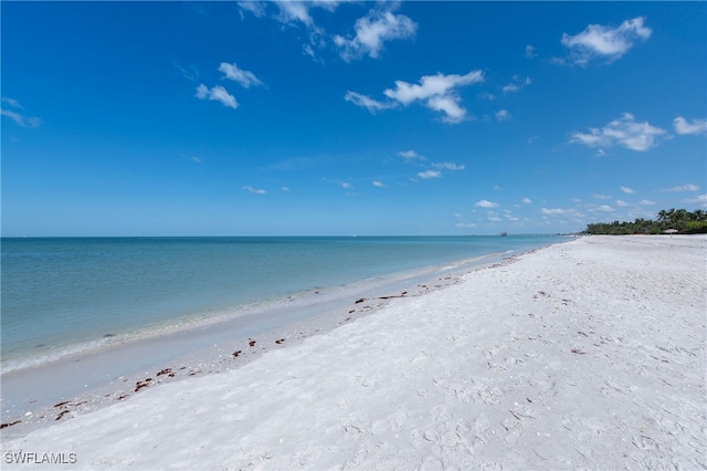 water view with a beach view