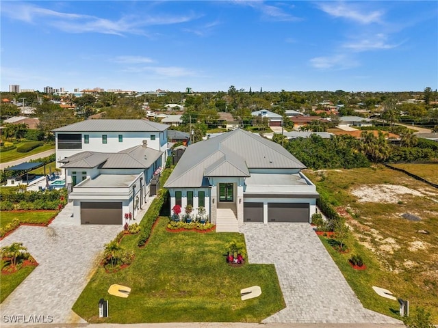 drone / aerial view featuring a residential view