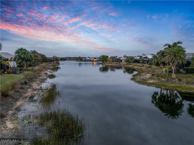 property view of water