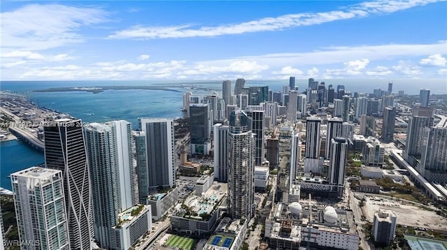 city view with a water view