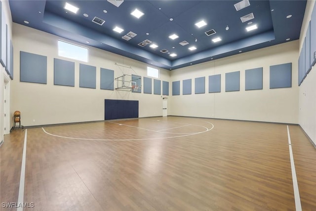 view of sport court featuring community basketball court