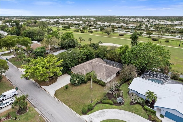 birds eye view of property featuring a residential view