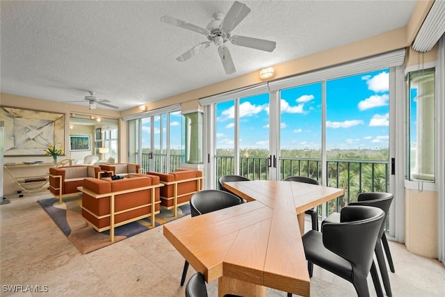2619 Wulfert Rd Unit 6, Sanibel, FL 33957 - sunroom / solarium with ceiling fan