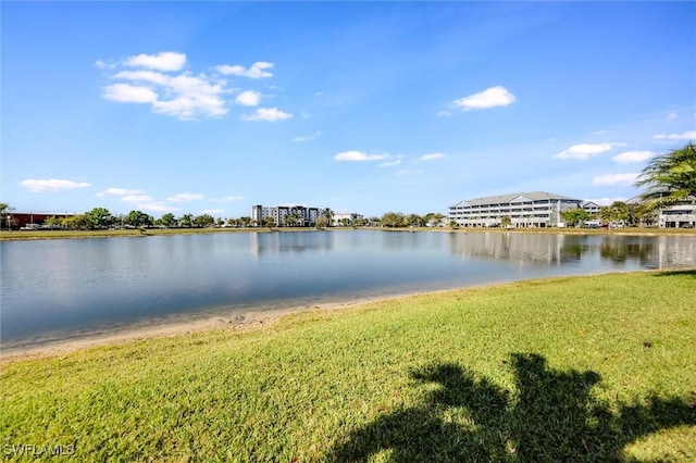 property view of water