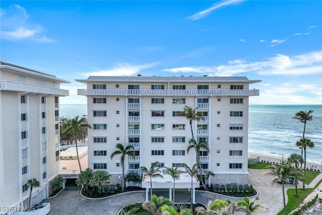 view of property featuring a water view