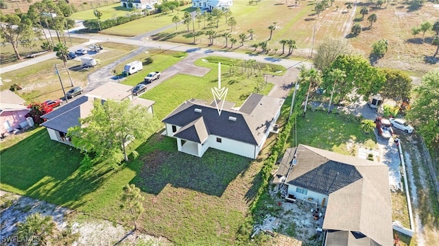 aerial view featuring a residential view