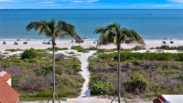 845 E Gulf Dr Unit 232, Sanibel, FL 33957 - water view with a view of the beach