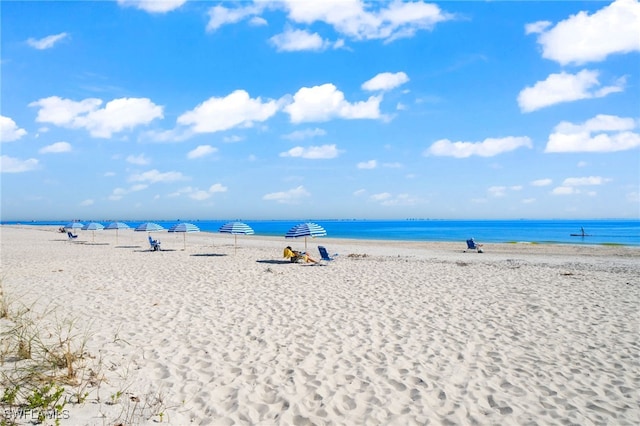845 E Gulf Dr Unit 232, Sanibel, FL 33957 - property view of water featuring a beach view