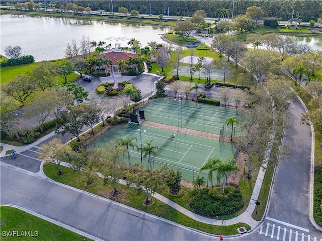 3266 Sturgeon Bay Ct, Naples, FL 34120 - bird's eye view with a water view