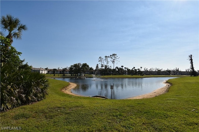 view of water feature