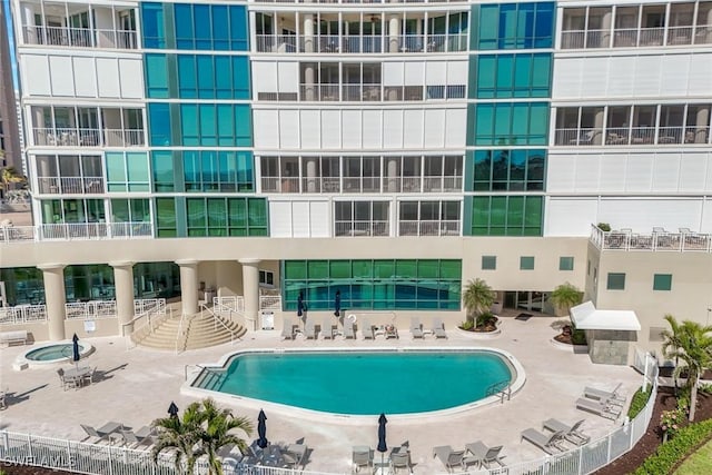 community pool featuring a patio