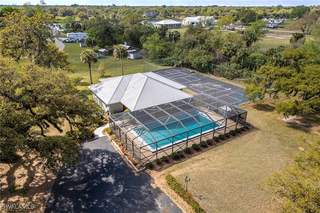 1261 Riverbend Dr, Labelle, FL 33935 - aerial view of property and surrounding area with a pool