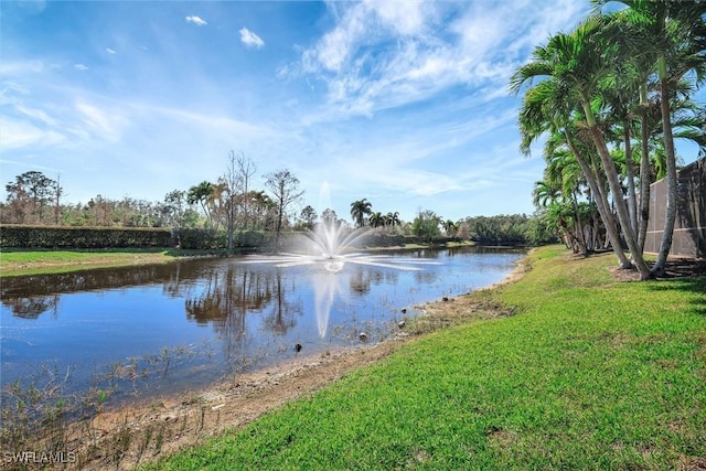 property view of water