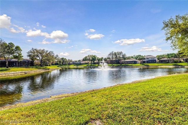 property view of water