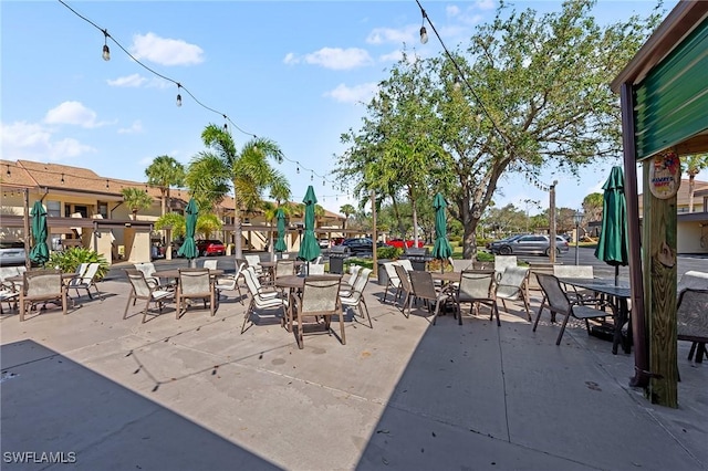 view of patio / terrace featuring outdoor dining area