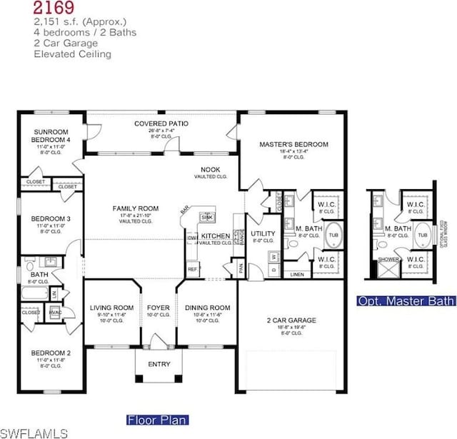565 Windermere Dr, Lehigh Acres, FL 33972 - home floor plan