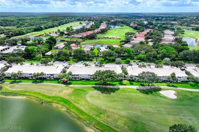 28068 Cavendish Ct Unit 2308, Bonita Springs, FL 34135 - aerial perspective of suburban area with a golf course and a nearby body of water
