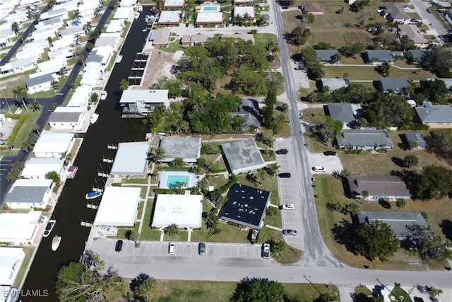 drone / aerial view featuring a residential view