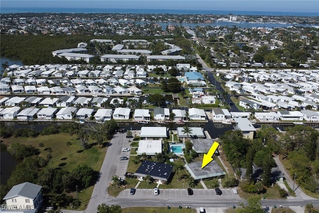 bird's eye view featuring a residential view