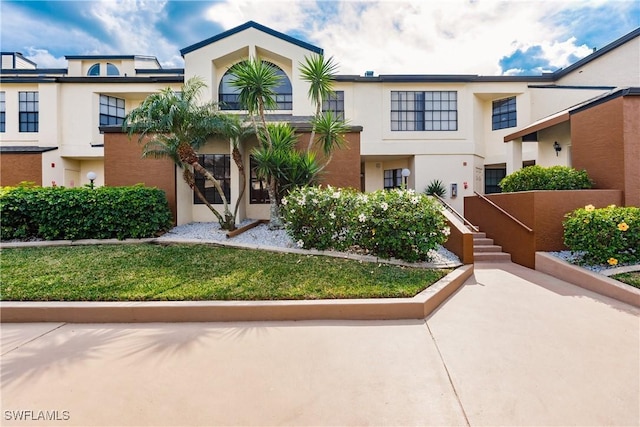 multi unit property with stucco siding