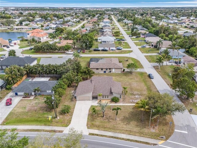 drone / aerial view featuring a residential view