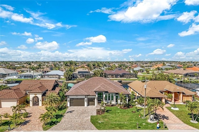 birds eye view of property featuring a residential view