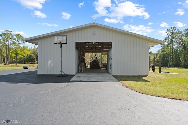 view of outbuilding with an outdoor structure