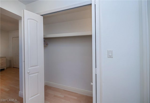 view of closet