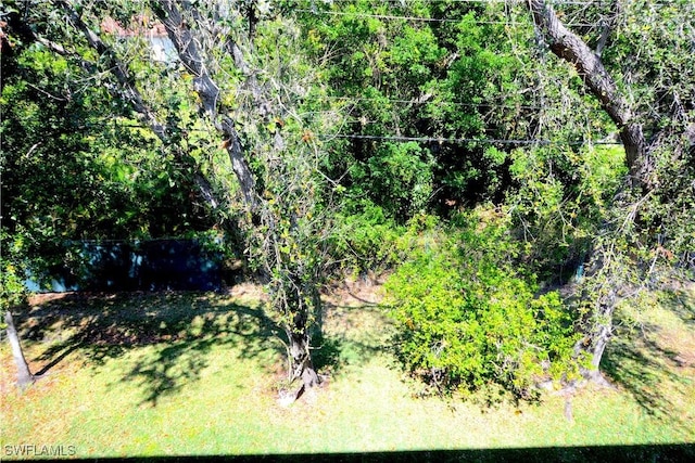 view of landscape featuring a view of trees