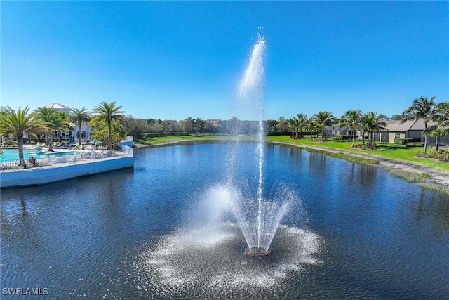 property view of water