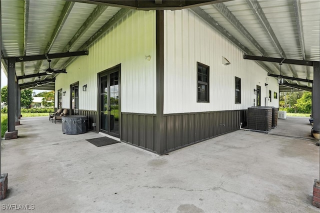 1474 Saint Clair Shores Rd, Naples, FL 34104 - view of patio featuring french doors