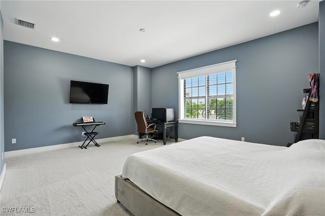 1474 Saint Clair Shores Rd, Naples, FL 34104 - carpeted bedroom with recessed lighting and baseboards