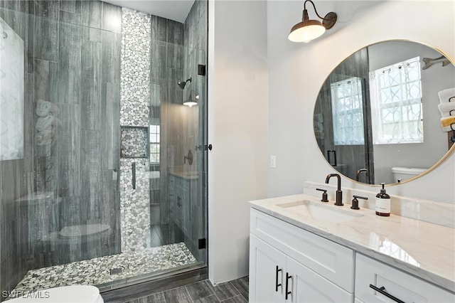 1474 Saint Clair Shores Rd, Naples, FL 34104 - full bath featuring vanity and a stall shower