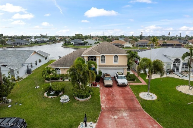 drone / aerial view featuring a residential view