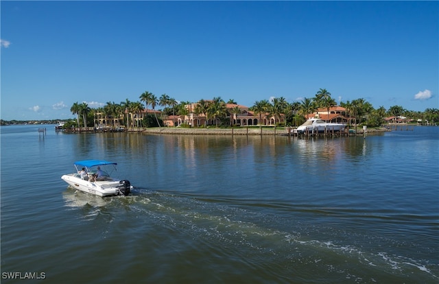 property view of water