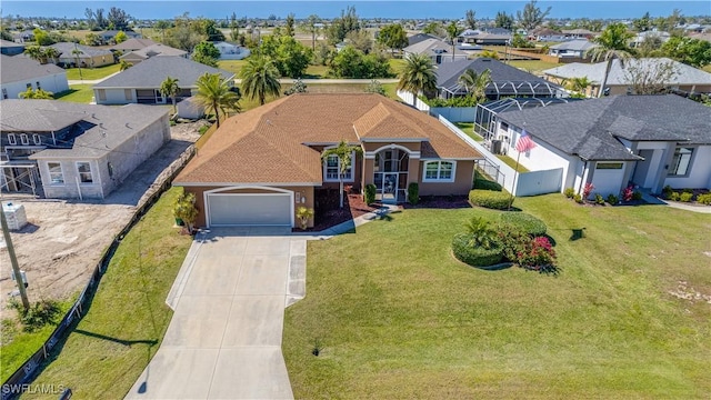 birds eye view of property featuring a residential view