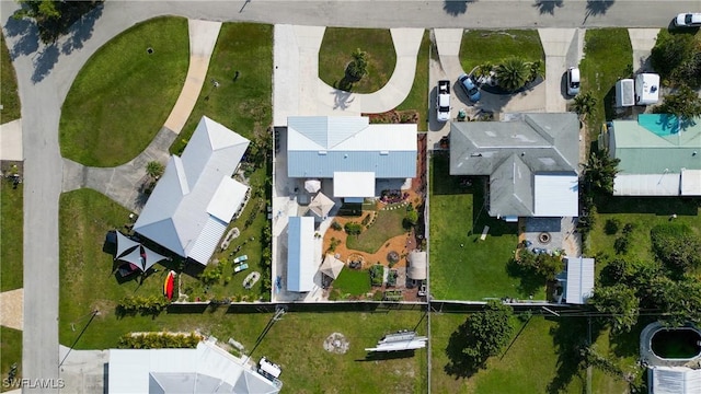 bird's eye view featuring a residential view