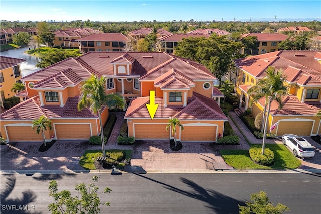 birds eye view of property featuring a residential view