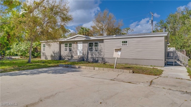 view of manufactured / mobile home