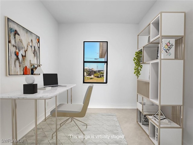 1612 NW 9th Ave, Cape Coral, FL 33993 - office area with baseboards