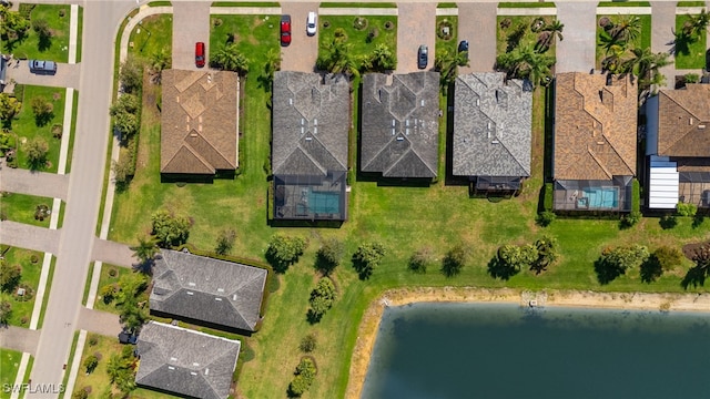 drone / aerial view featuring a residential view