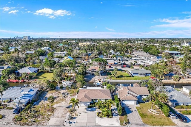 birds eye view of property featuring a residential view