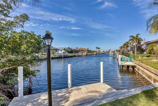 2501 Rio Grande Dr, Punta Gorda, FL 33950 - view of dock with a residential view and a water view